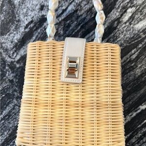 NWT Antik Kraft Natural Jordie Straw Bag